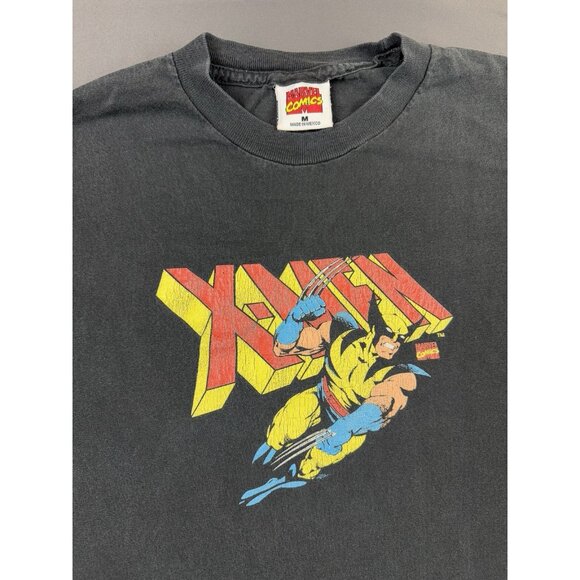 Rare Vintage Y2K Marvel Comics X Men Wolverine Art Drawing Movie Promo Kids Tee - Picture 3 of 7